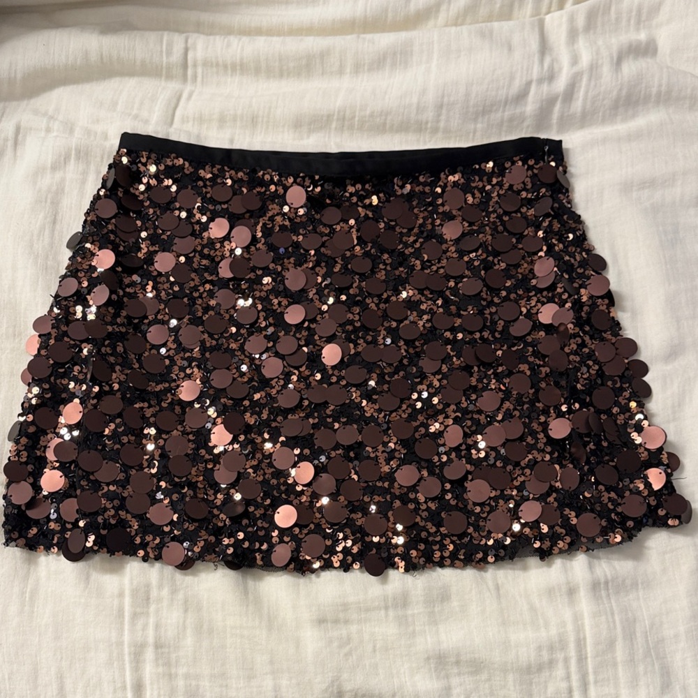 Sequin Mini Skirt